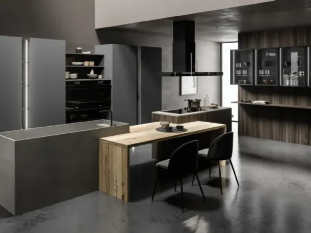  Cucina Design con isola Lab13 Kitchen 04 di Aran