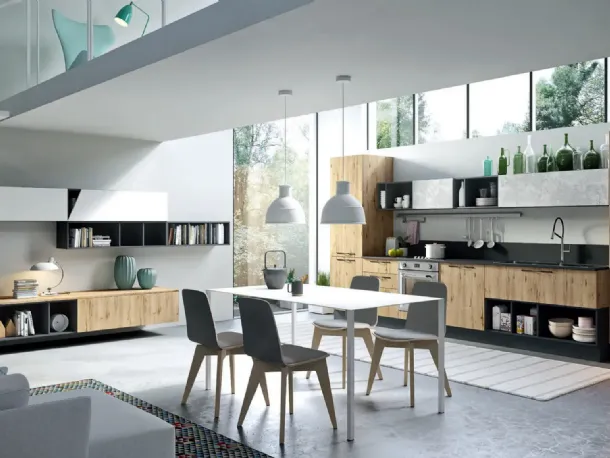 Cucina Moderna Mia Rovere Nuova Zelanda di Aran