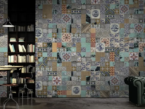 Carta da parati Tiled Up di Glamora