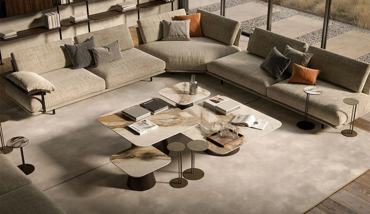 Tavolino Albert Keramik di Cattelan Italia