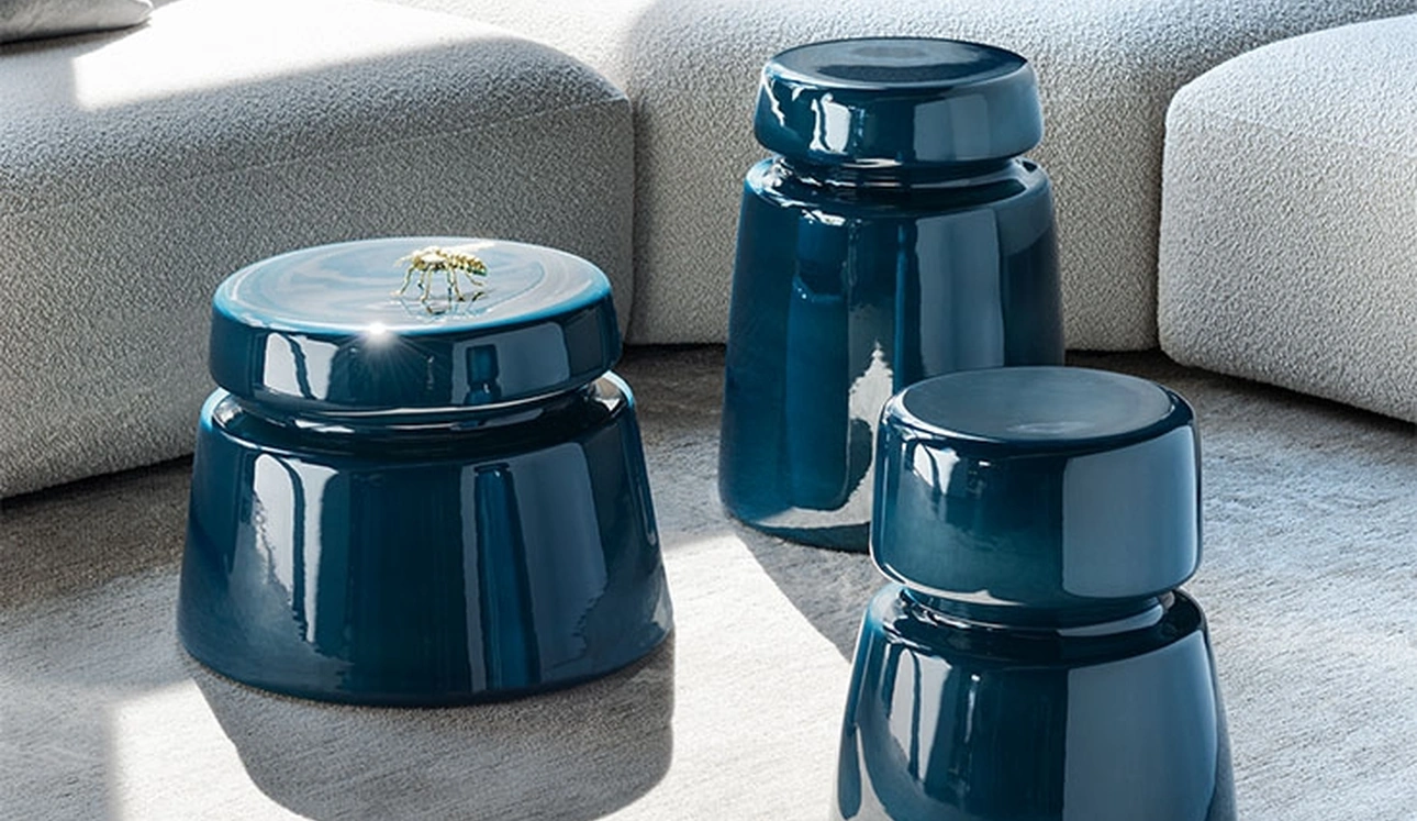 Tavolino in ceramica Bishop di Cattelan Italia