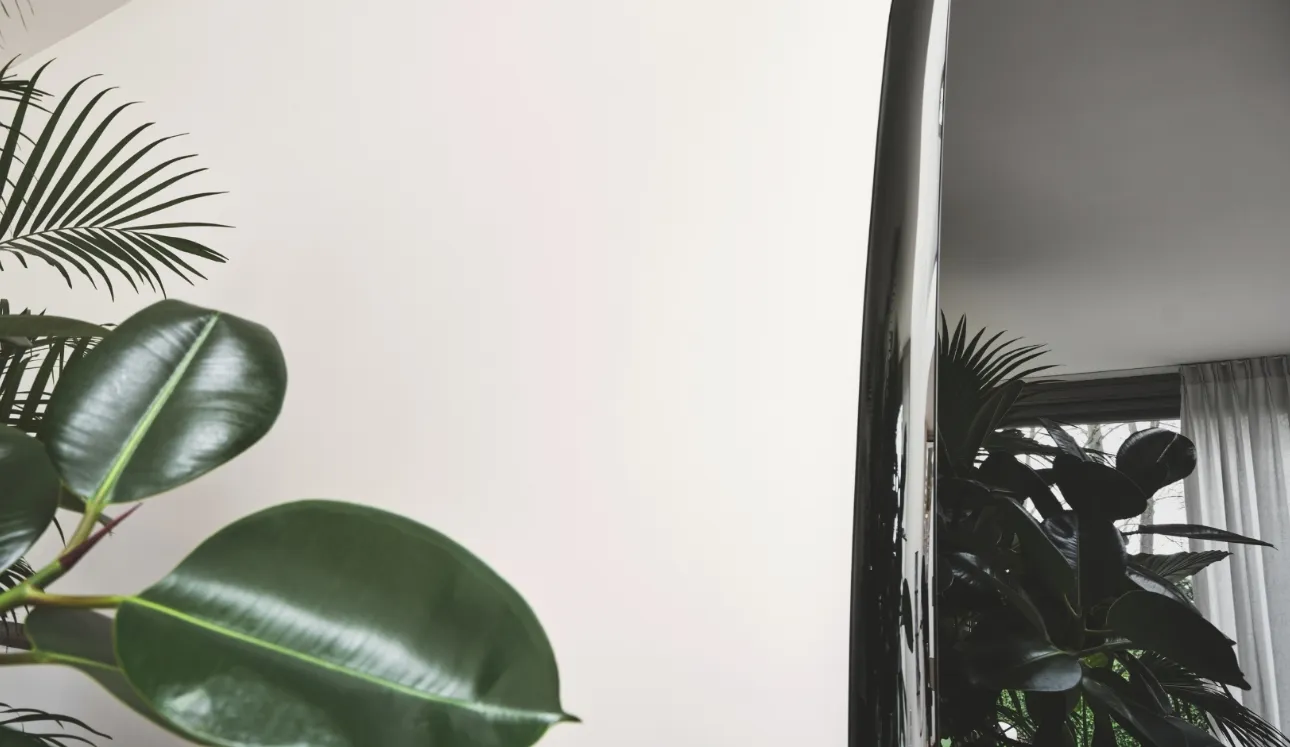 Specchio con cornice in vetro Colette di Calligaris