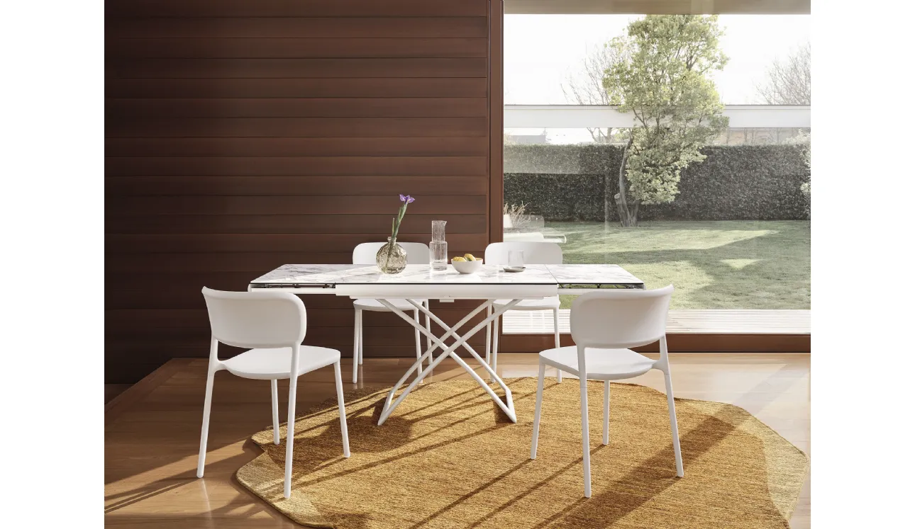 Tavolino allungabile e regolabile Dakota di Calligaris