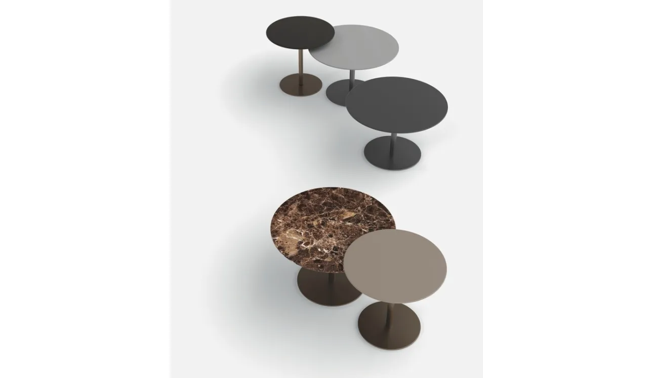 Tavolino Glam Side in laccato o gres di Art Nova