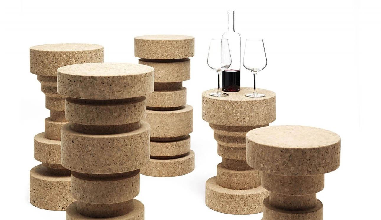 Tavolino in sughero King&Queen di Mogg