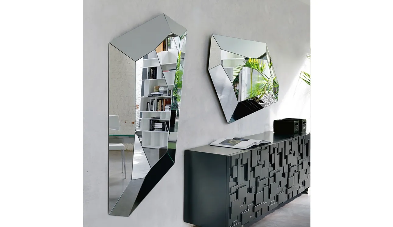 Specchio tridimensionale Diamond di Cattelan Italia