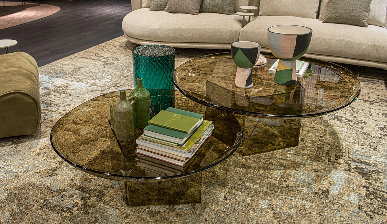 Tavolino Standard realizzato in vetro di Cattelan Italia