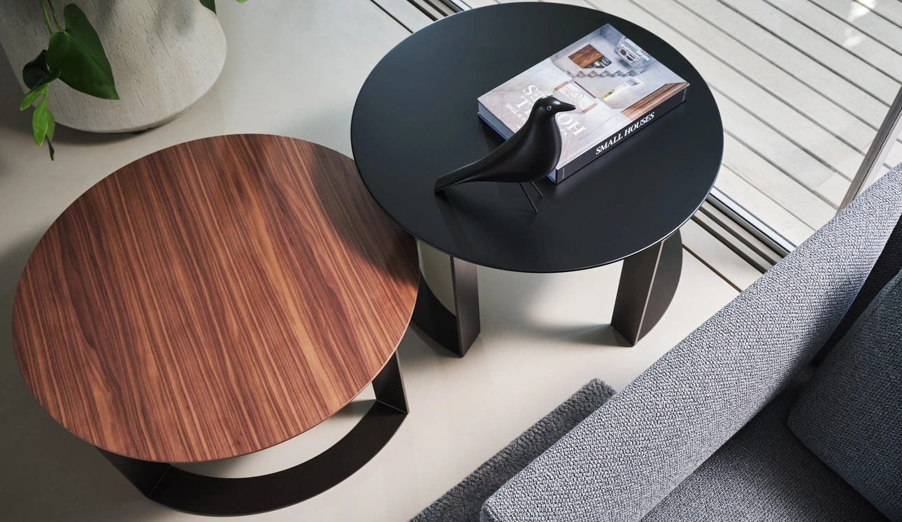 Tavolino Otto Coffee effetto legno o laccato di Twils