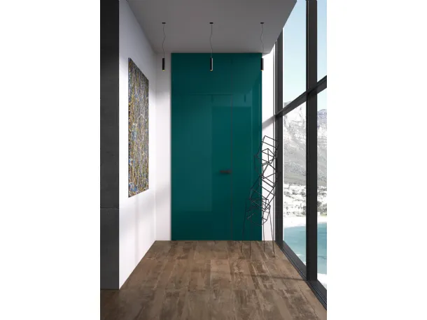 Porta battente per interni Boisè in legno laccato lucido di Albed