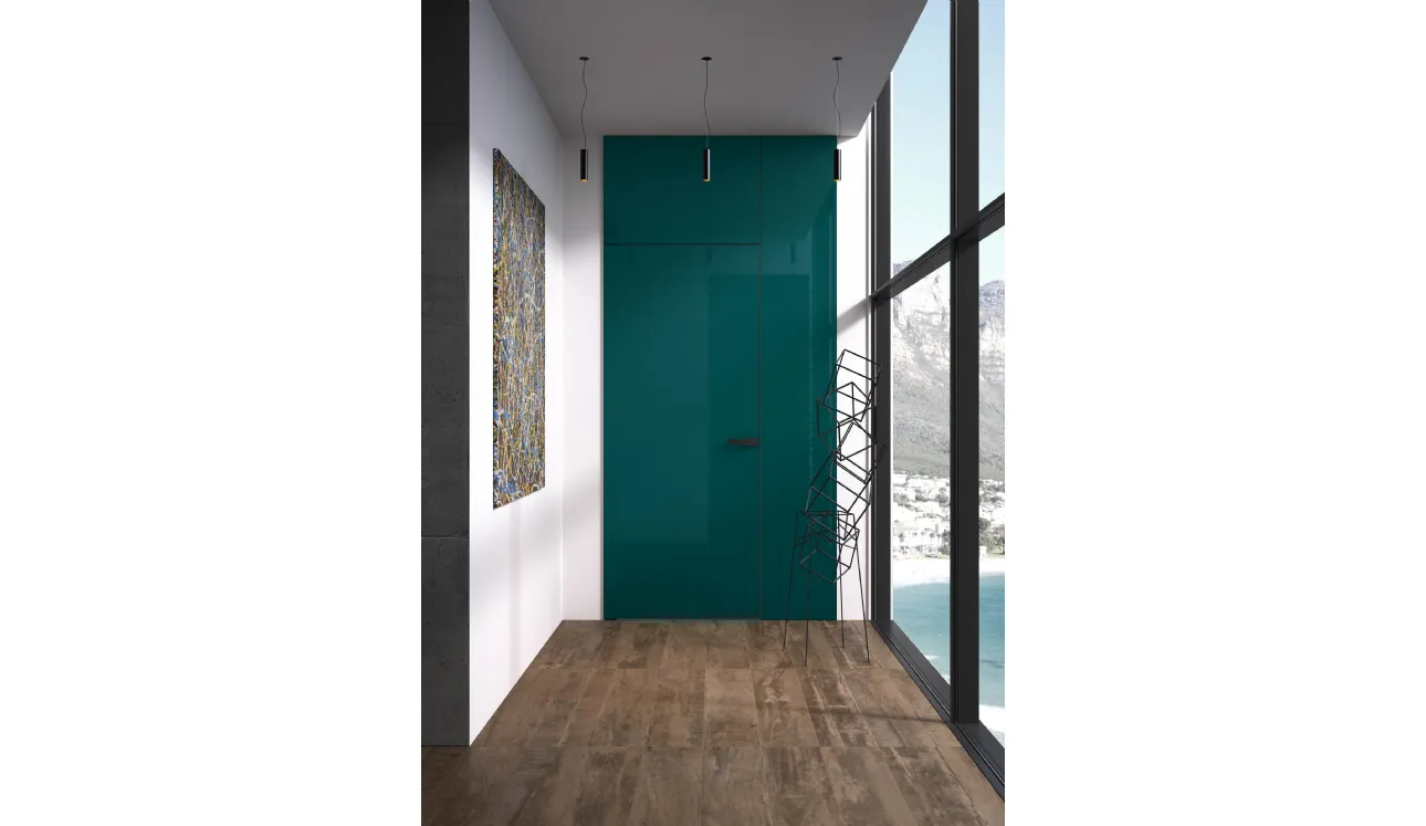 Porta battente per interni Boisè in legno laccato lucido di Albed