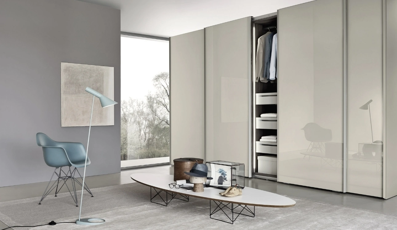 Armadio Ala Vetro Juta di Sangiacomo