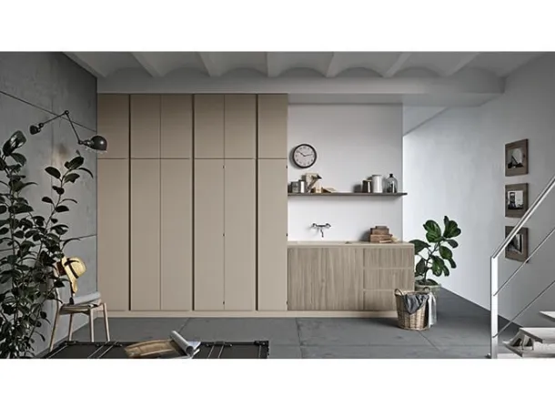 Mobile da Lavanderia in laccato opaco e melaminico Idrobox 08 di Birex