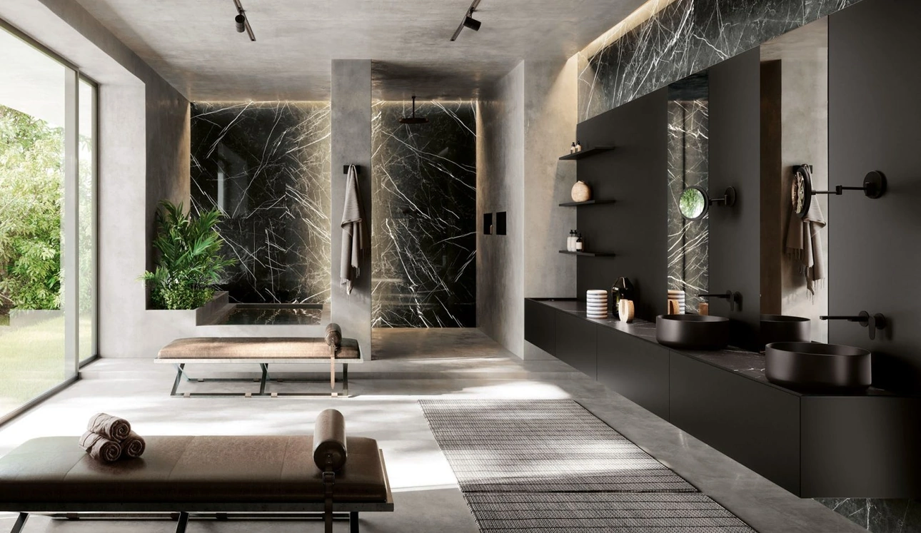 Mobile da Bagno sospeso Kyton 16 di Nova Cucina