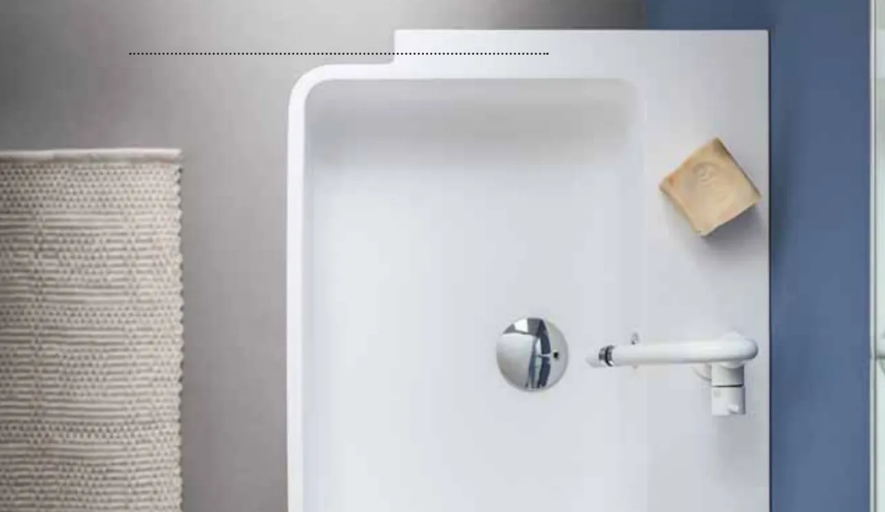 Mobile da bagno sospeso in melaminico Lapis 08 di Birex