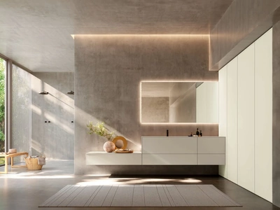 Mobile da Bagno sospeso Kyton 17 di Nova Cucina