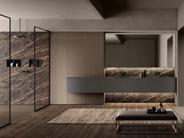 Mobile da Bagno sospeso Smart 15 di Nova Cucina