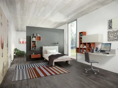 Cameretta ad un letto con ampia zona studio Comp 341 di Tumidei