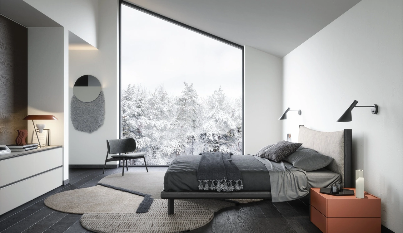 Gruppo Notte Giro Giro System in laccato di Novamobili