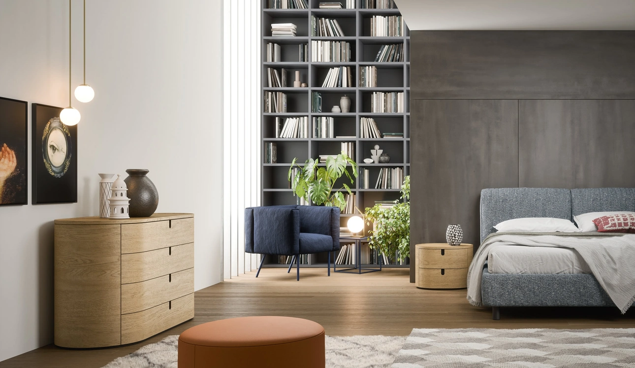 Gruppo Notte in legno Vesta di Novamobili