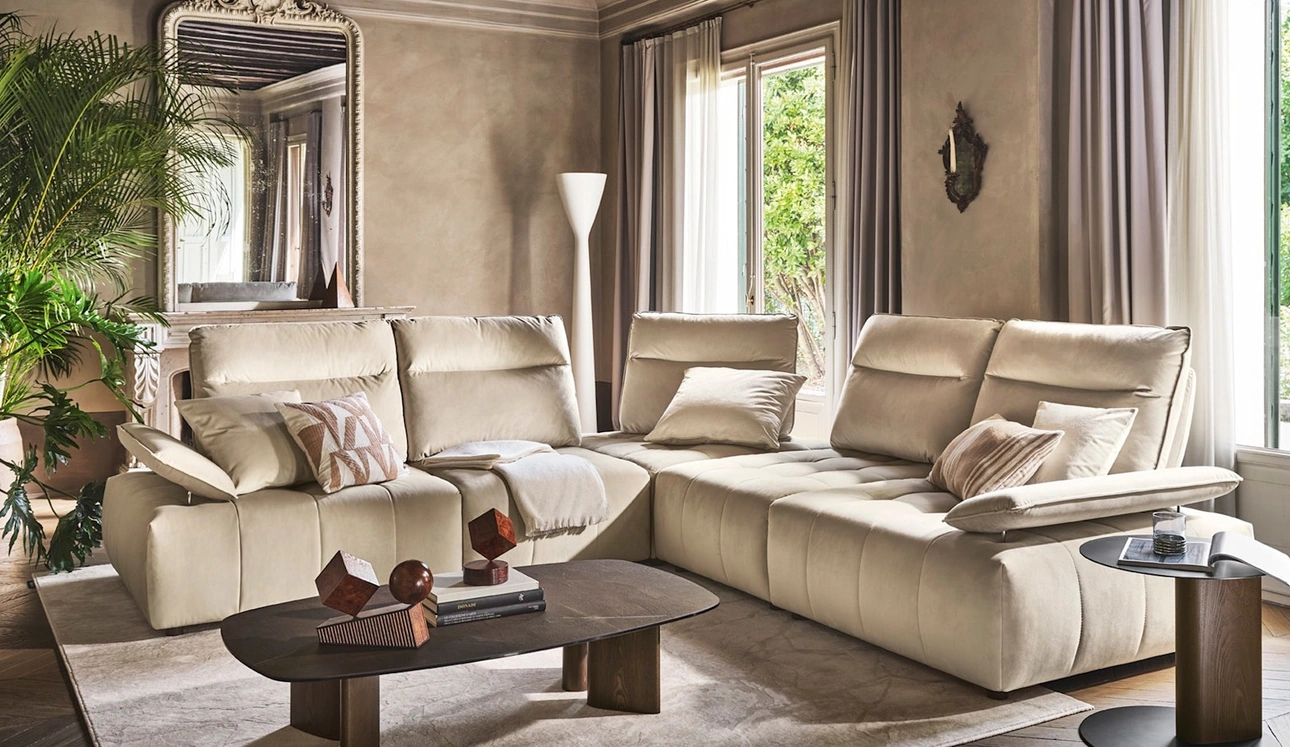 Divano angolare Equipe di Calligaris