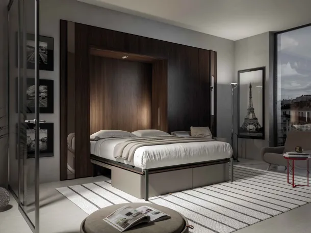 Letto a scomparsa Alcova Light Comp 253 di Tumidei