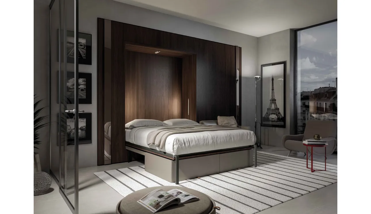 Letto a scomparsa Alcova Light Comp 253 di Tumidei