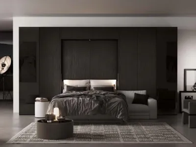 Letto a scomparsa in melaminico Comp 279 di Tumidei