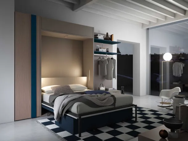 Letto a scomparsa Divano Flip di Tumidei