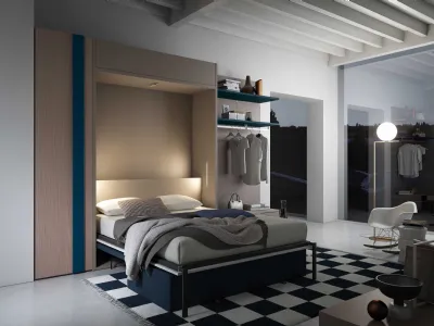 Letto a scomparsa Divano Flip di Tumidei