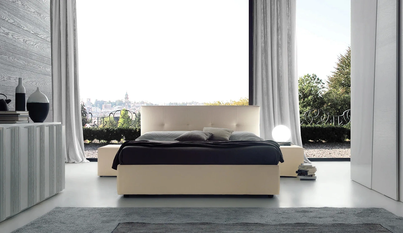 Letto Alexia in ecopelle di Ergogreen