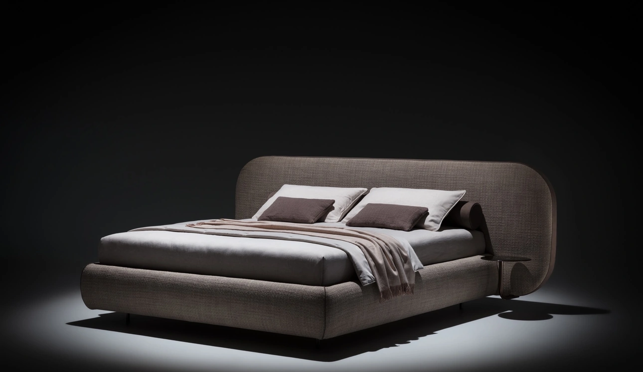 Letto matrimoniale B-Curve di Twils
