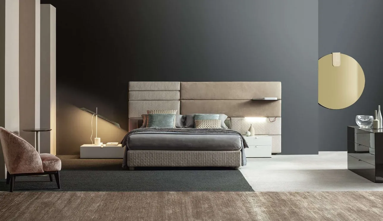 Letto matrimoniale Boiserie Set di Twils