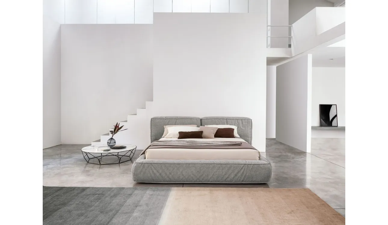 Letto in tessuto Fluff di Bonaldo