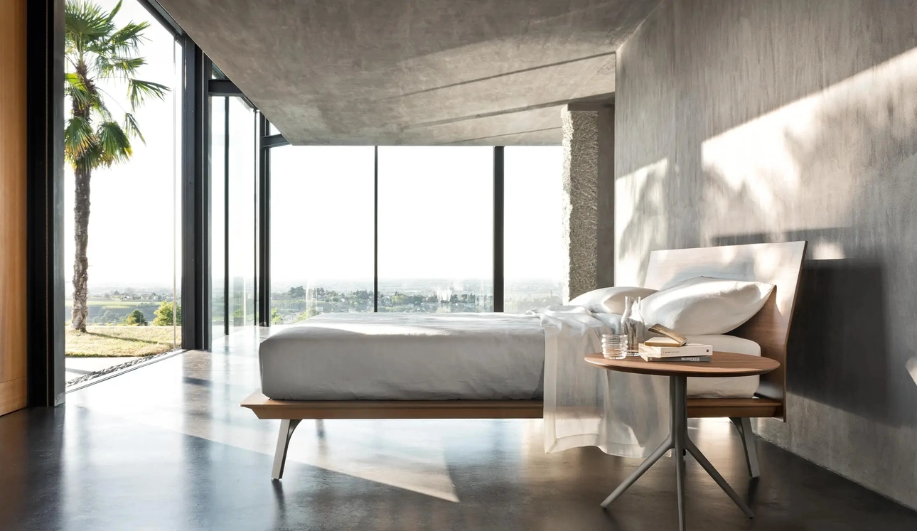 Letto con testiera Folio di Sangiacomo