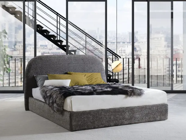 Letto in tessuto imbottito Gilbert Fox Italia
