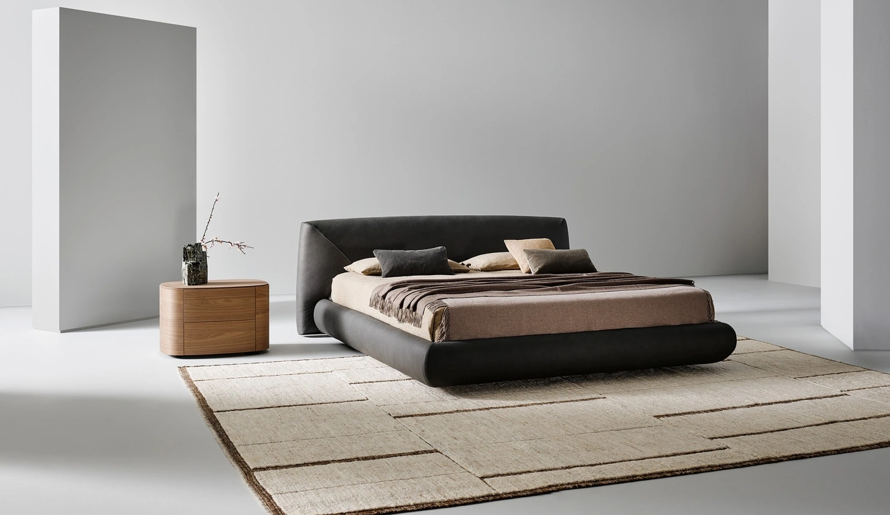 Letto in pelle Holden di Bonaldo