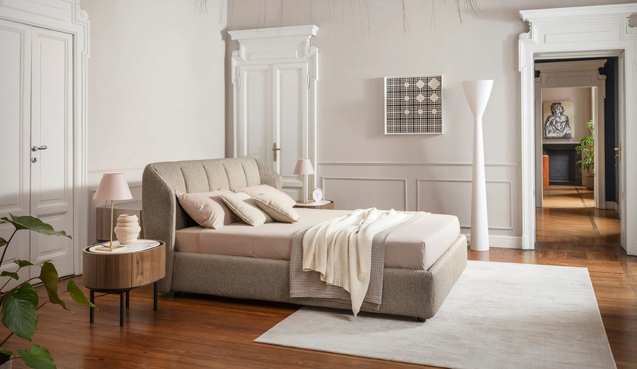 Letto con box contenitore Jill di Calligaris