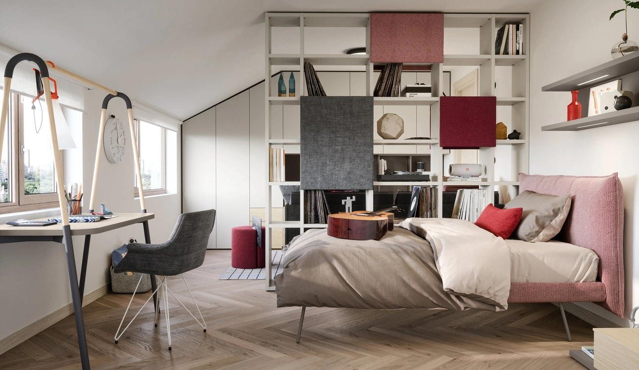 Letto singolo Pillow di Nidi