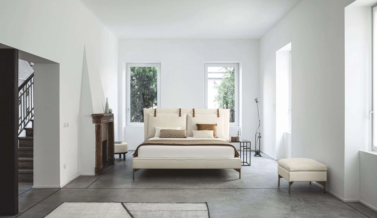 Letto con testiera SP2802 Basso di Twils