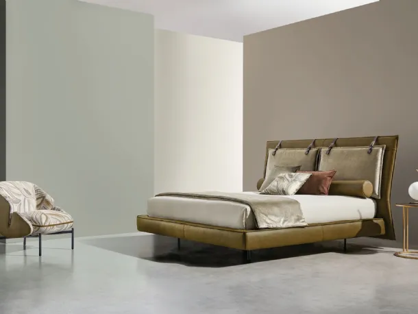 Letto con testiera SP2802 Belt Basso di Twils