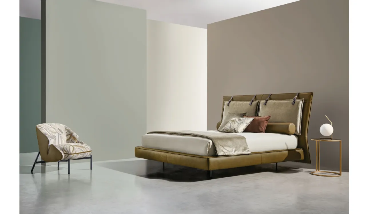 Letto con testiera SP2802 Belt Basso di Twils