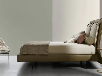 Letto in tessuto con contenitore A-Box di Twils