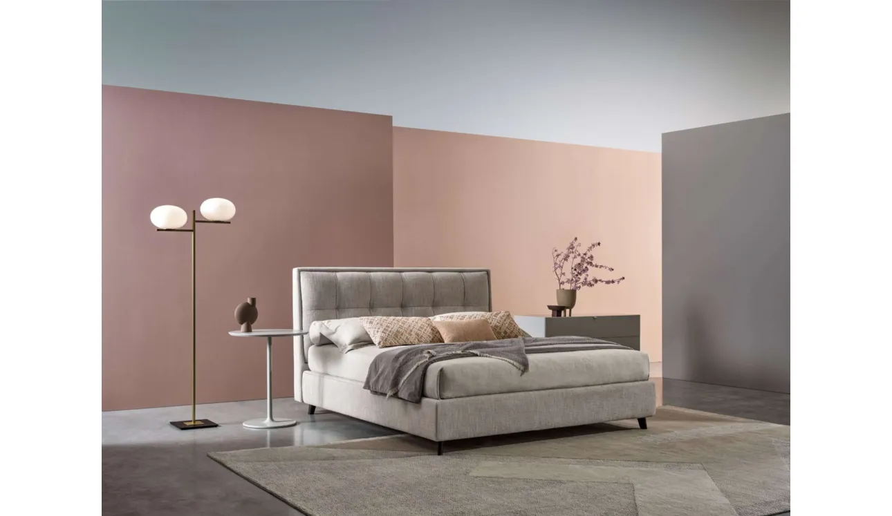 Letto matrimoniale con testiera Venus Lab di Twils