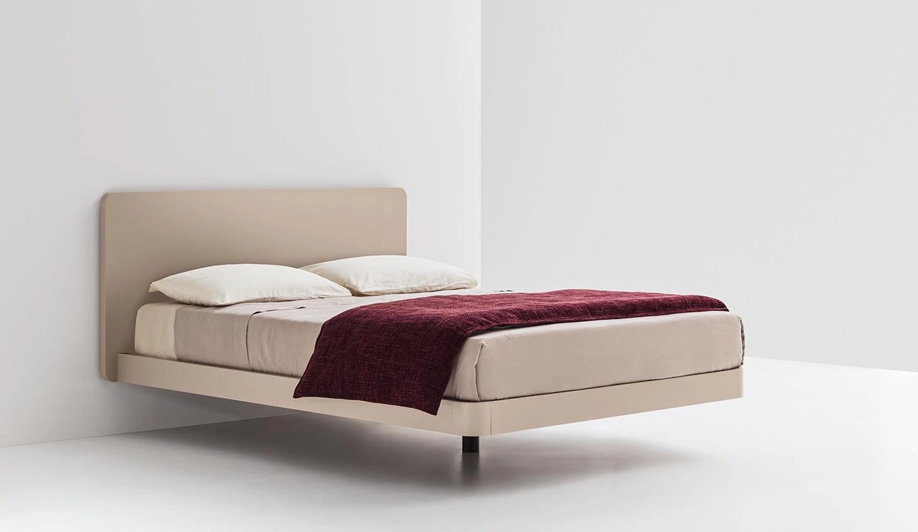 Letto Voile in legno laccato di Alf Da Frè