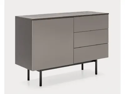 Madia in laccato opaco con top in nobilitato pietra piasentina Made CB6101 1 di Connubia