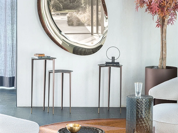 Consolle moderna su più livelli Brio Keramic di Cattelan Italia