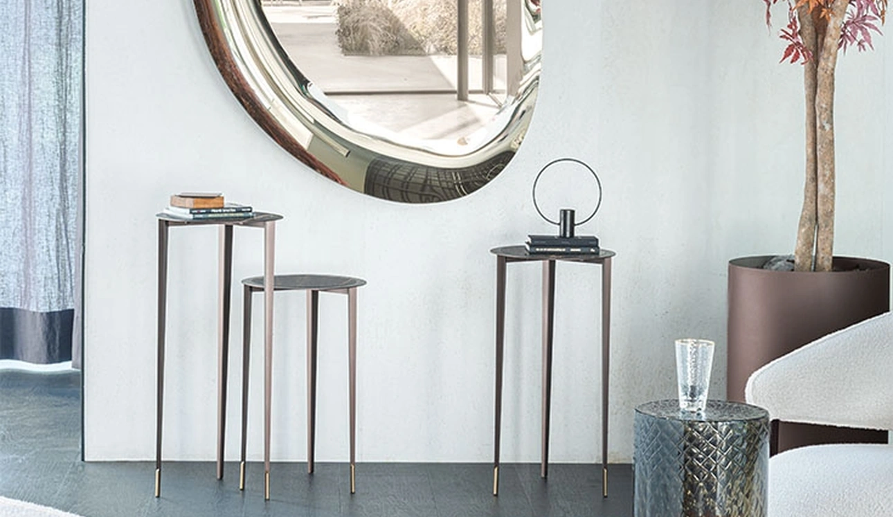 Consolle moderna su più livelli Brio Keramic di Cattelan Italia