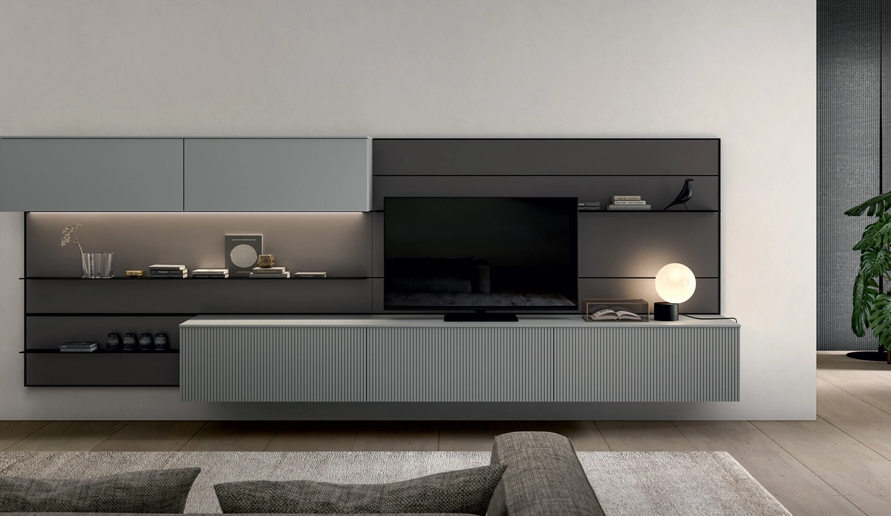 Parete Attrezzata Living Time di Arredo3
