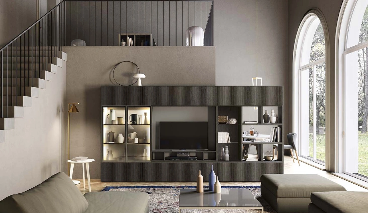 Parete Attrezzata My Space 25-01 di Alf Da Frè