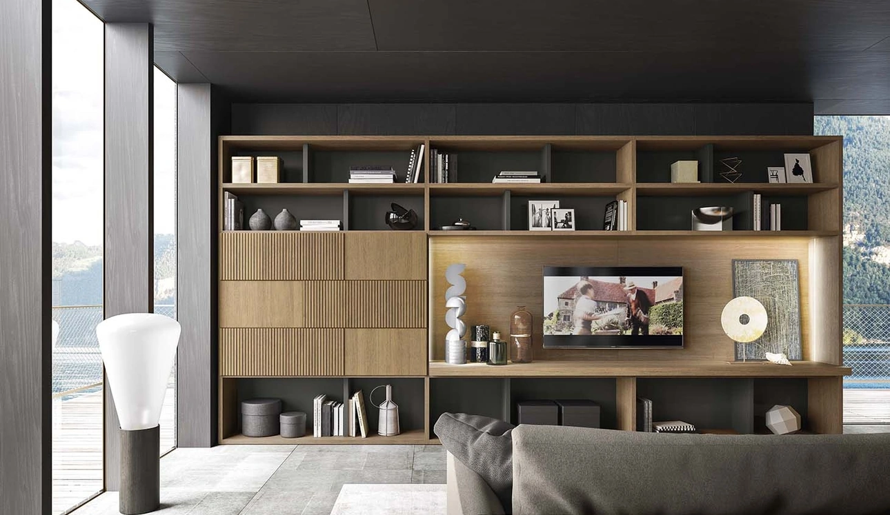 Parete Attrezzata My Space 25-02 di Alf Da Frè